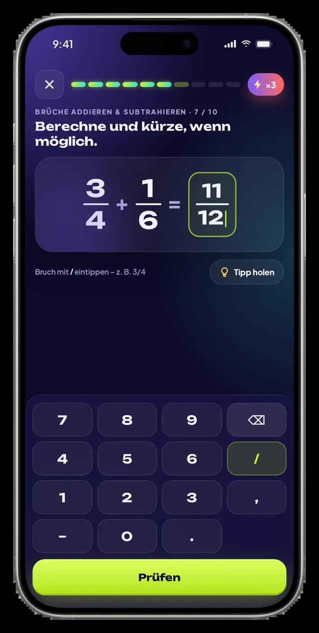 Mathalo – EdTech App: App-Screenshot 1 (Flutter, iOS, Android, Web)