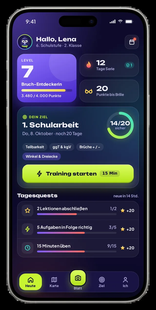 Mathalo – EdTech App: App-Screenshot 2 (Flutter, iOS, Android, Web)